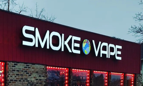 LED Supply & Signs Smoke Vape Shop Channel Letters